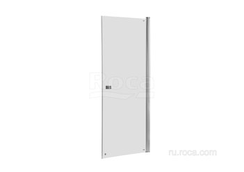 Душевое ограждение Roca Roca Capital Дверь распашная 900X1950, прозрачное стекло, хром M4709012M