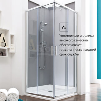 Душевое ограждение Roca Town-N Дверь раздвижная L2-E 1400X1950 мм, прозрачное стекло, хром MP2814012M