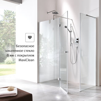 Душевое ограждение Roca Metropolis Боковая часть 700X1950 мм, прозрачное стекло, профиль хром MP3507012M