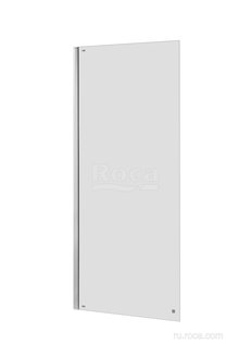 Душевое ограждение Roca Roca Capital Шторка для ванны распашная 850X1400, прозрачное стекло, хром M4008512M