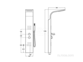 Душевая панель Roca Essential 5A9A8BC00