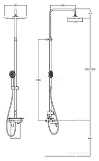 Душевая стойка Roca Even-M 5A9C90C00