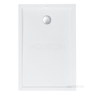 Душевой поддон из литьевого мрамора AQUATON Калифорния 120х80 прямоугольный белый 1A714236CA010