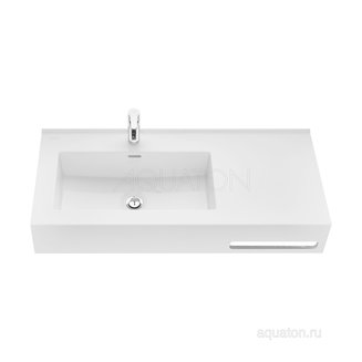 Раковина AQUATON Квадро Про 100 левая 1A733331QA01L