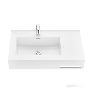 Раковина AQUATON Квадро Про 80 левая 1A734431QA01L