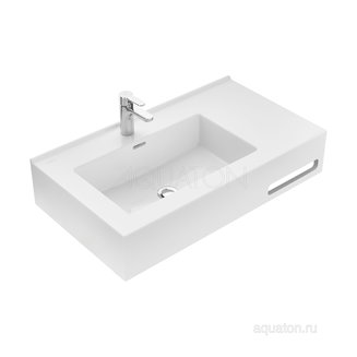 Раковина AQUATON Квадро Про 80 левая 1A734431QA01L