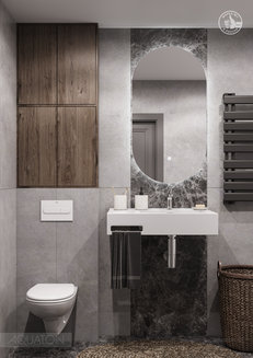 Раковина AQUATON Квадро Про 80 правая 1A734331QA01R