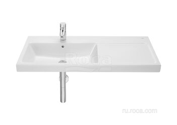 Раковина Roca The Gap Plus высокий бортик, 1 отверстие 100х46 левая 3270MB004