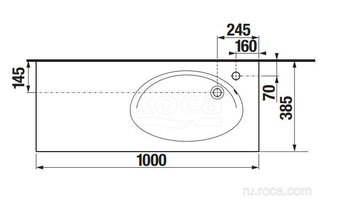 Раковина Roca Etna 100 327009000