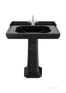 Раковина Roca Carmen подвесная 80х50, 1 отверстие для смесителя, черный 3270A0560