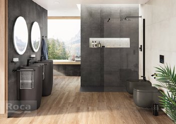 Раковина Roca Beyond 50х42х88 оникс 3270B0640