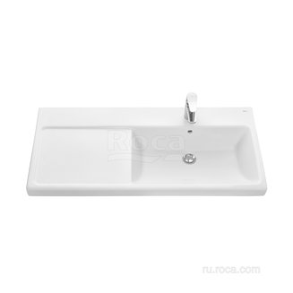 Раковина Roca The Gap Plus высокий бортик, 1 отверстие 100х46 правая 3270ME004