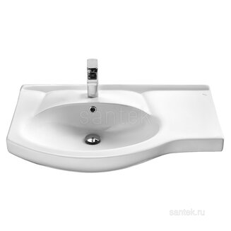 Раковина Santek Коралл 83 отверстие под смеситель 1WH110228 с правым крылом