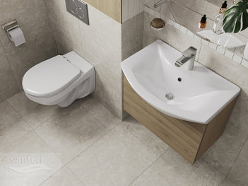 Раковина Santeri Грация с переливом белый 131203S0011B0