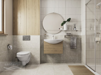 Раковина Santeri Грация с переливом белый 131203S0011B0