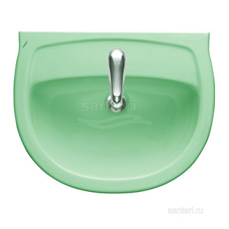 Раковина Santeri Версия с переливом салатовый 131115S0411B0