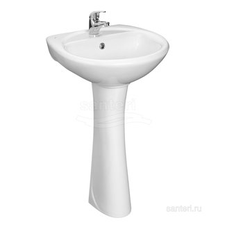 Раковина Santeri Соната с переливом белый 131112S0011B0