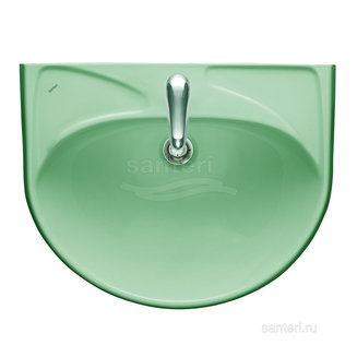 Раковина Santeri Вест с переливом салатовый 131118S0411B0