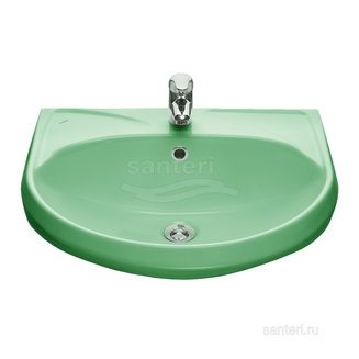 Раковина Santeri Вест с переливом салатовый 131118S0411B0