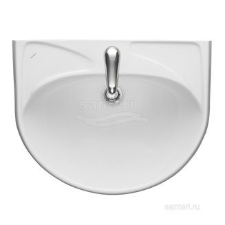 Раковина Santeri Вест с переливом белый 131118S0011B0