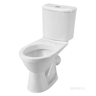 Унитаз-компакт Santek Бореаль с диагональным выпуском, антивсплеск 1WH302143