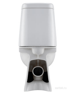 Унитаз-компакт Santek Остин с горизонтальным выпуском 1WH302419
