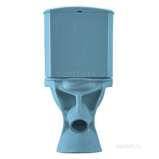 Унитаз-компакт Santeri Вест голубой 1.P201.8.S06.00B.F