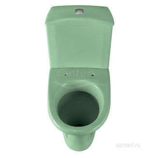 Унитаз-компакт Santeri Вест салатовый 1.P201.8.S04.00B.F