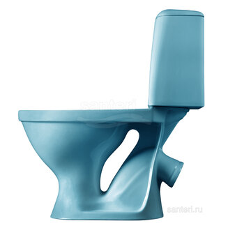 Унитаз-компакт Santeri Соната голубой 1.P201.2.S06.00B.F