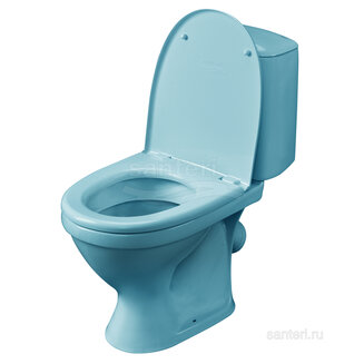 Унитаз-компакт Santeri Соната голубой 1.P201.2.S06.00B.F