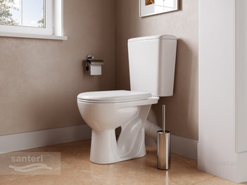 Унитаз-компакт Santeri Орион (комфорт) белый 1.P403.8.S00.00B.F