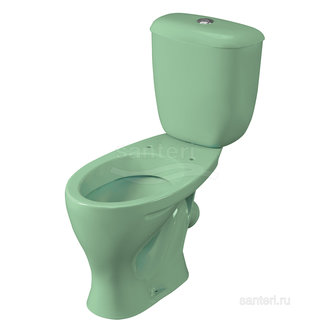 Унитаз-компакт Santeri Воротынский салатовый 1.P401.7.S04.00B.F