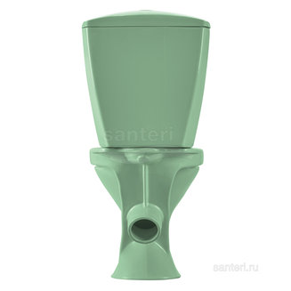 Унитаз-компакт Santeri Версия салатовый 1.P401.5.S04.00B.F