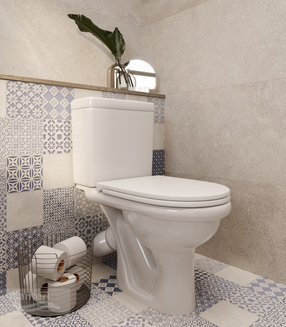 Унитаз-компакт Santeri Визит белый 1.P405.3.S00.00B.F